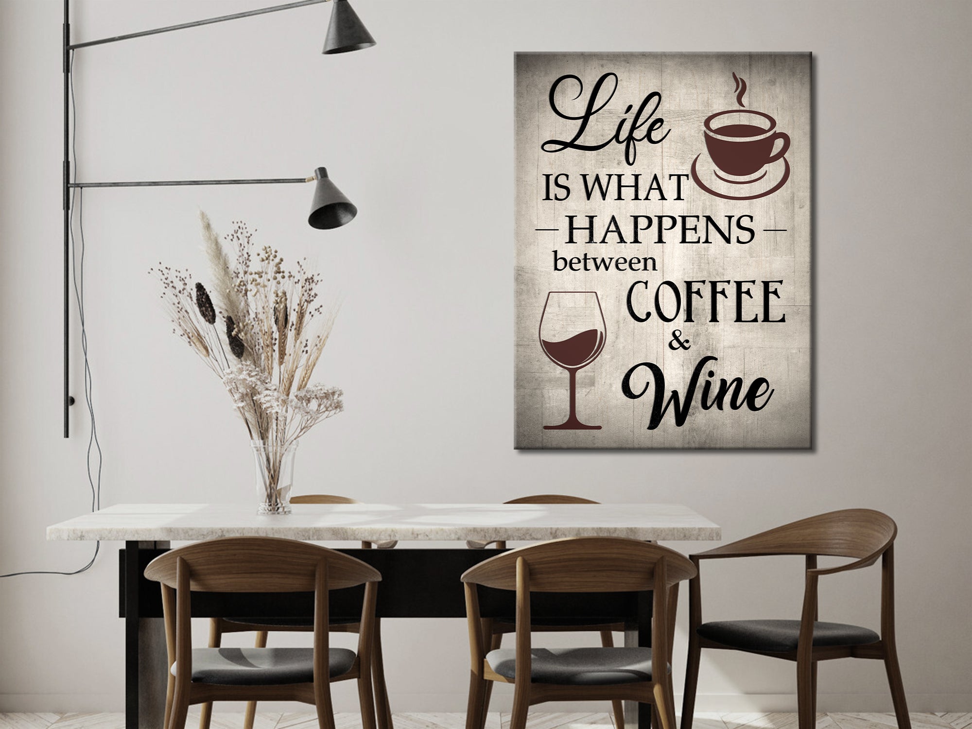 Life Happens Wine Helps 750ml/25oz Canvas Canteen